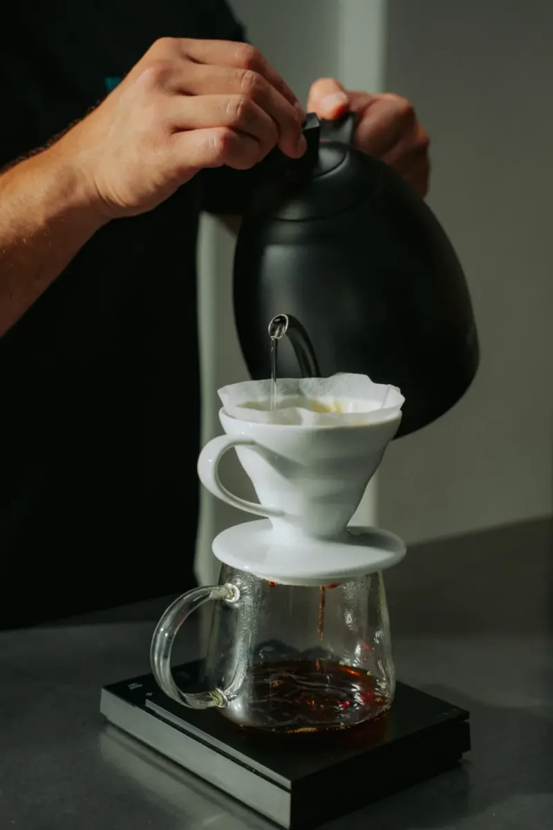 Handaufguss mit dem V60 im Filterkaffee-Kurs in München